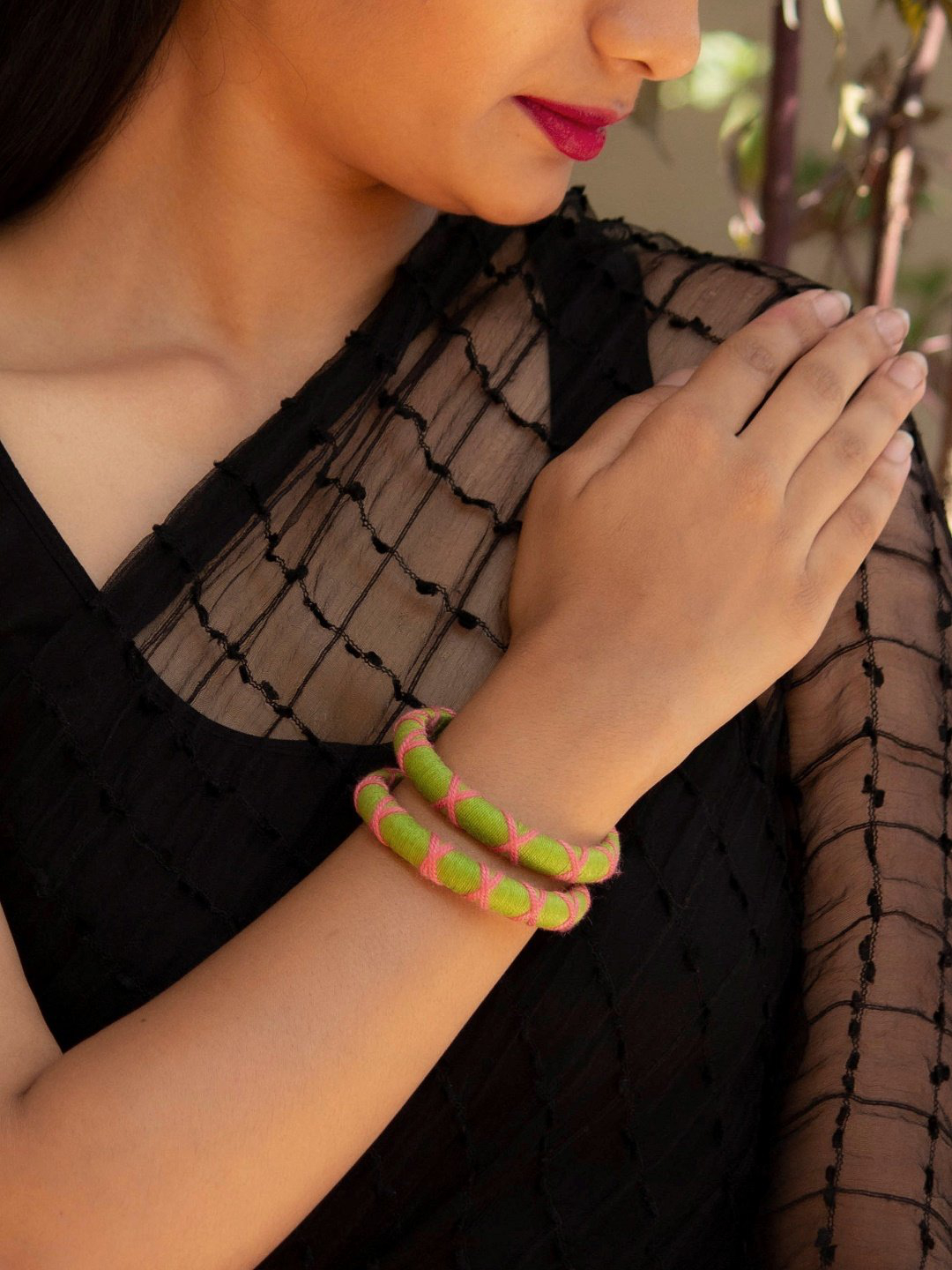 Fabric bangles clearance