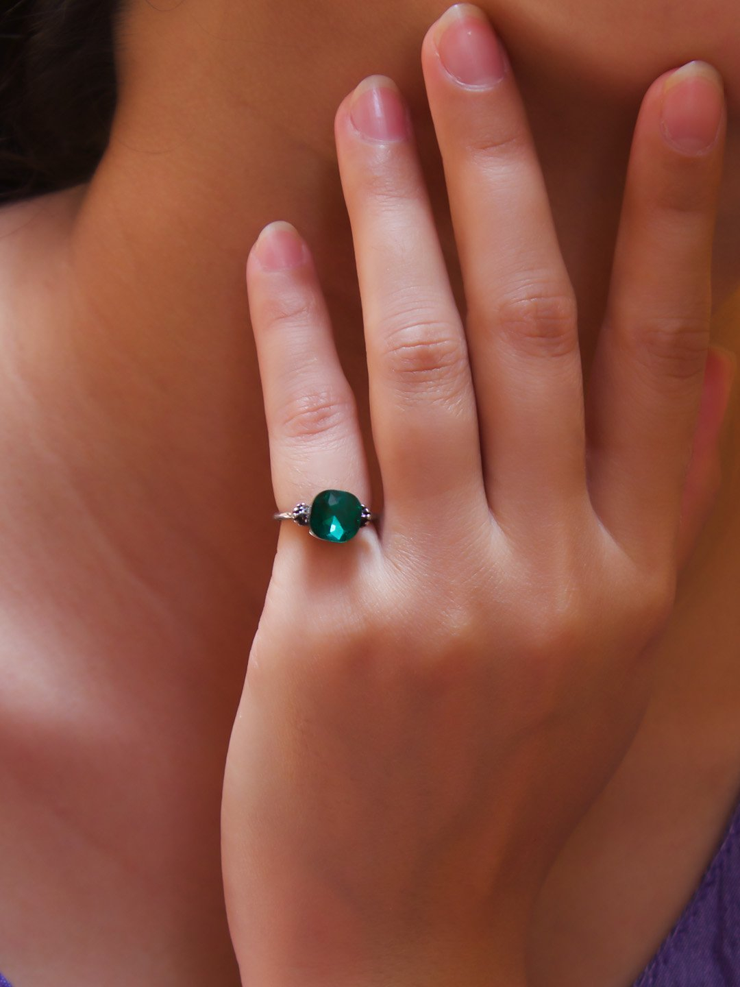 Emerald Ring - Princess Cut – NaturalGemsAtelier