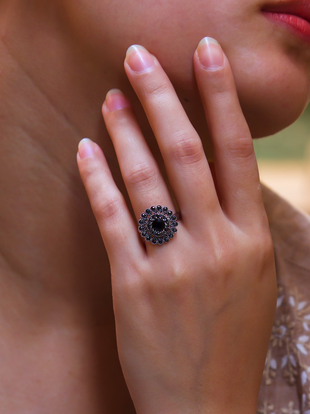 Buy Multicoloured Rings for Women by ZAVERI PEARLS Online | Ajio.com