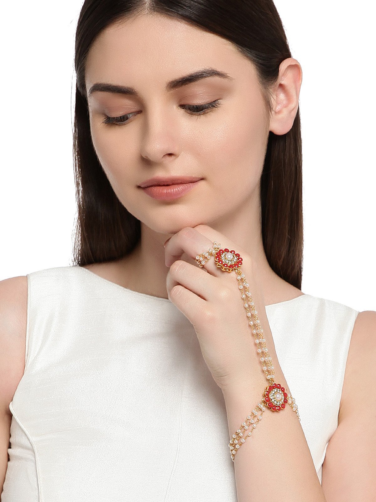 Buy Artificial Kundan Bracelet For Women Now – Gehna Shop