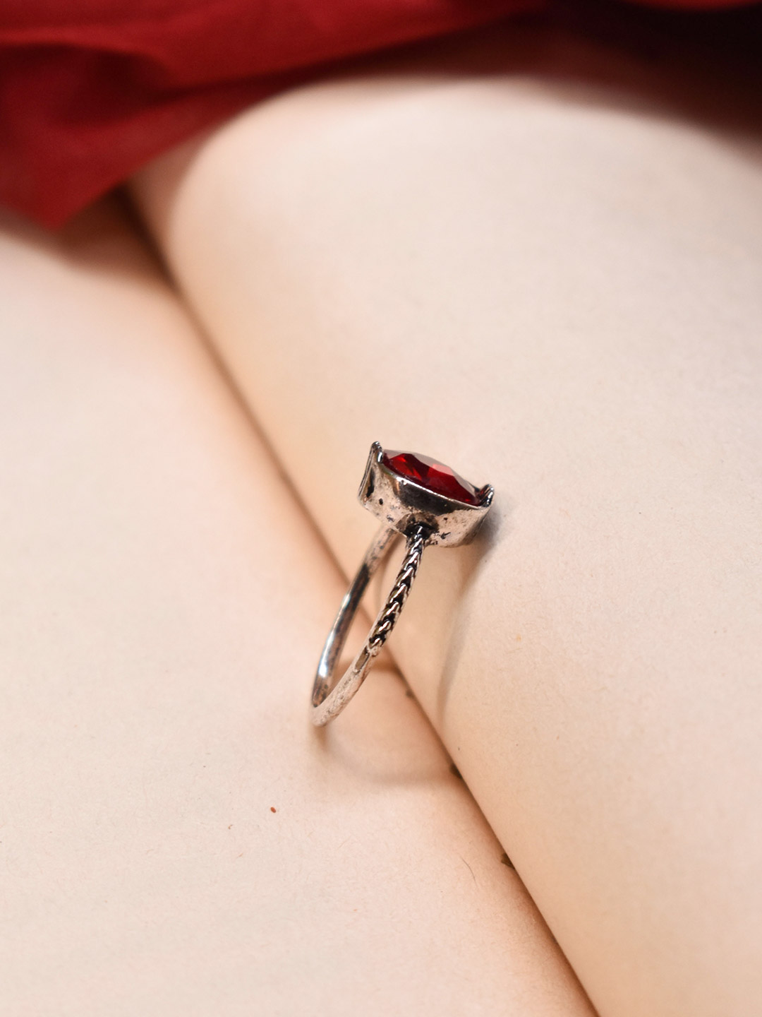 925 Sterling Silver Ring Elegant Heart Design Simple Thin - Temu