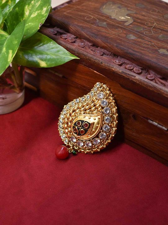 Buy Maharashtrian Nath Brooch / Saree Pin / Hair Accessory: Embrace  Traditional Elegance Online in India - Etsy